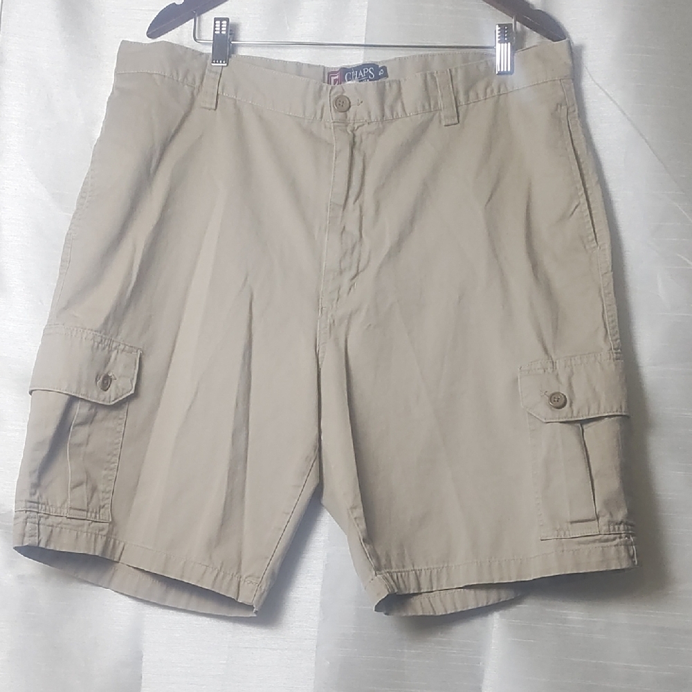 Chaps Tan Cargo Shorts Relaxed Fit‎